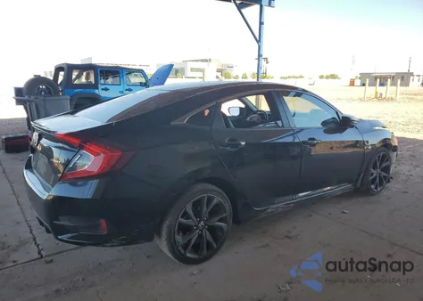 2020 Honda Civic Sport z USA, uszkodzony, nr VIN 2HGFC2F88LH553555